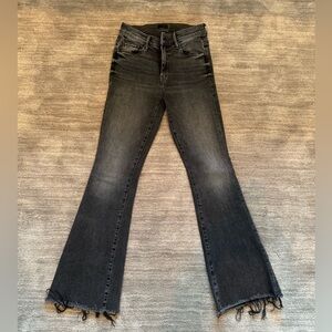 MOTHER The Weekender Fray Black shadow